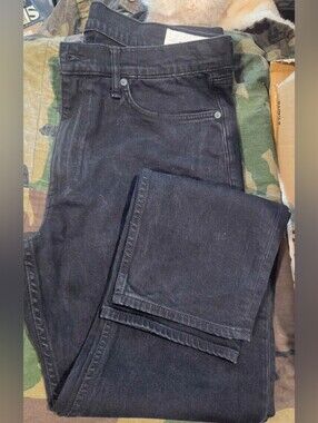 Men's Rag & Bone Black Slim Straight-Leg Jeans 38x32 excellent condition